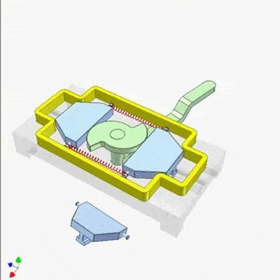 15种夹紧机构动图，带设计说明，很不错的设计资料，建议收藏！