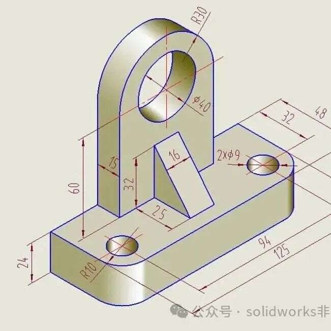 机械制图基础知识：尺寸注法，标注尺寸的基本方法