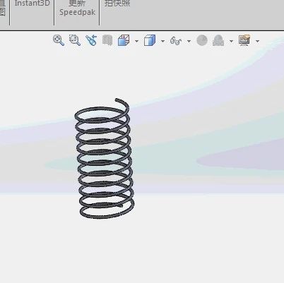 用SolidWorks制作弹簧的动画效果